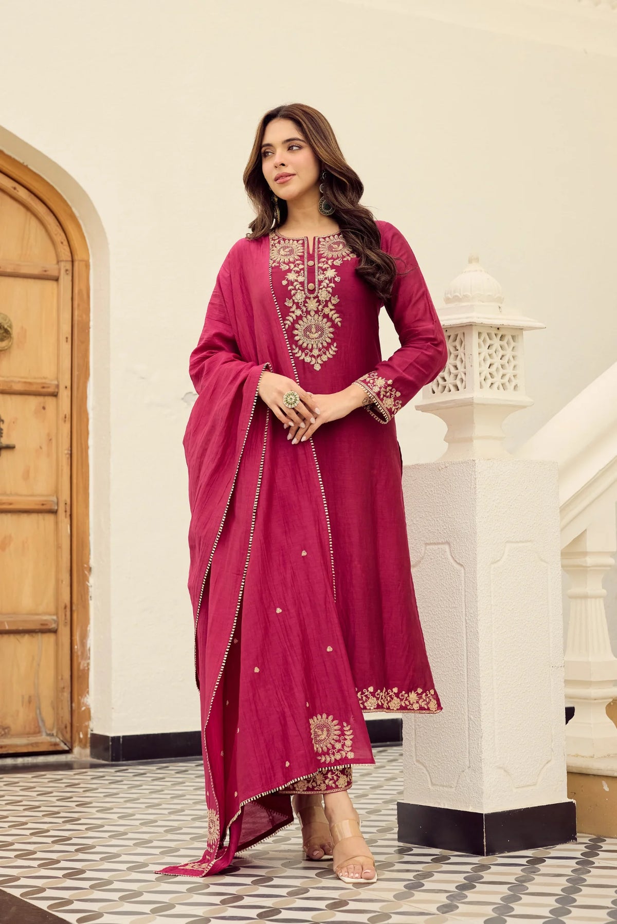 Crimson Grace Kurta Set