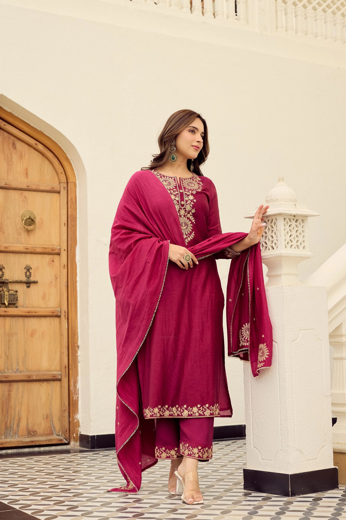 Crimson Grace Kurta Set