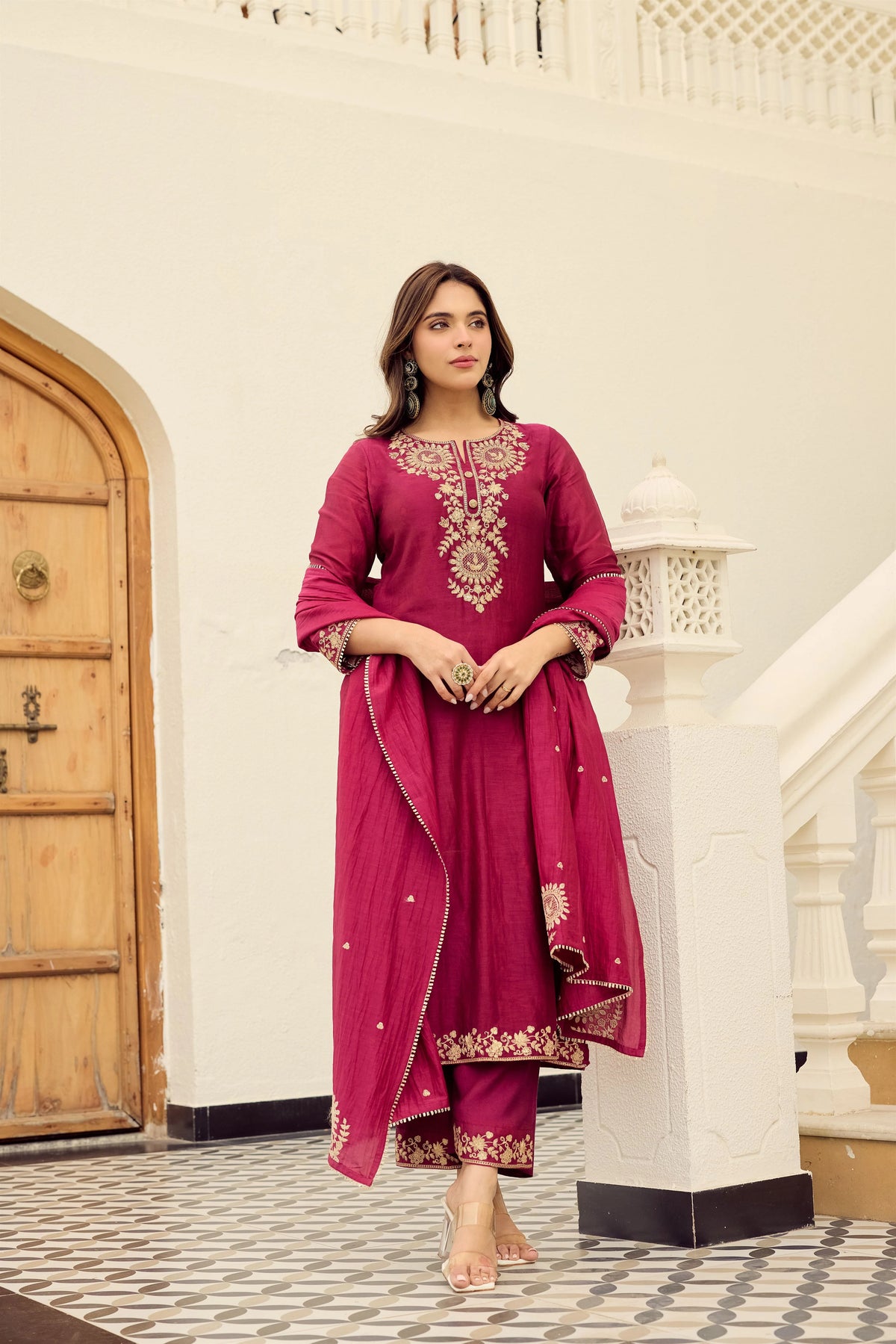 Crimson Grace Kurta Set