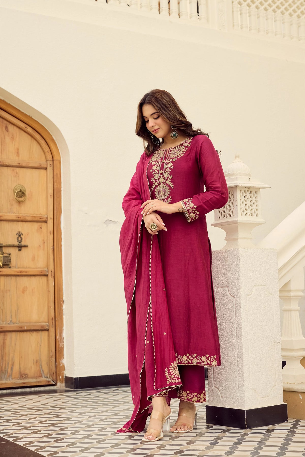 Crimson Grace Kurta Set