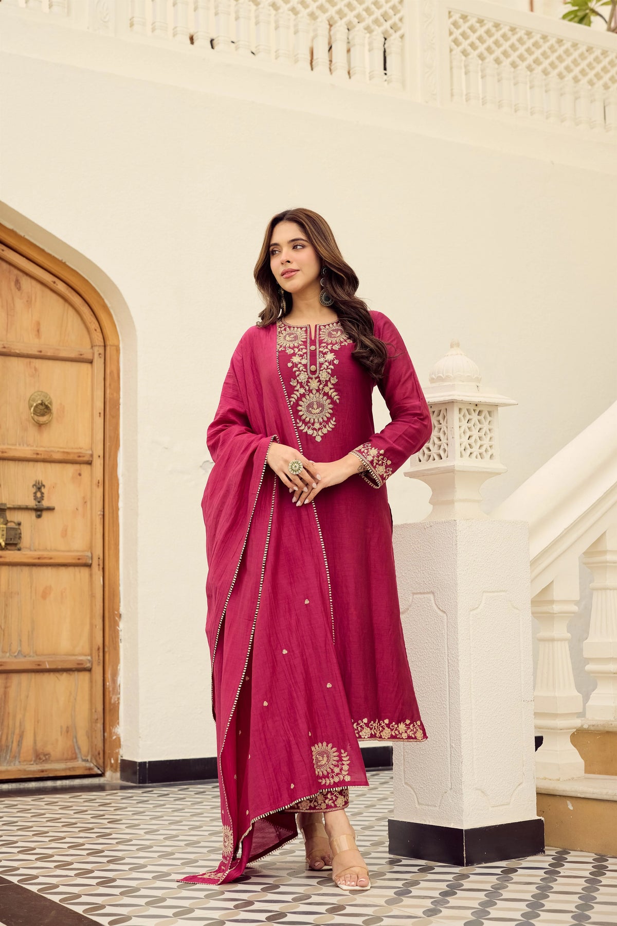 Crimson Grace Kurta Set