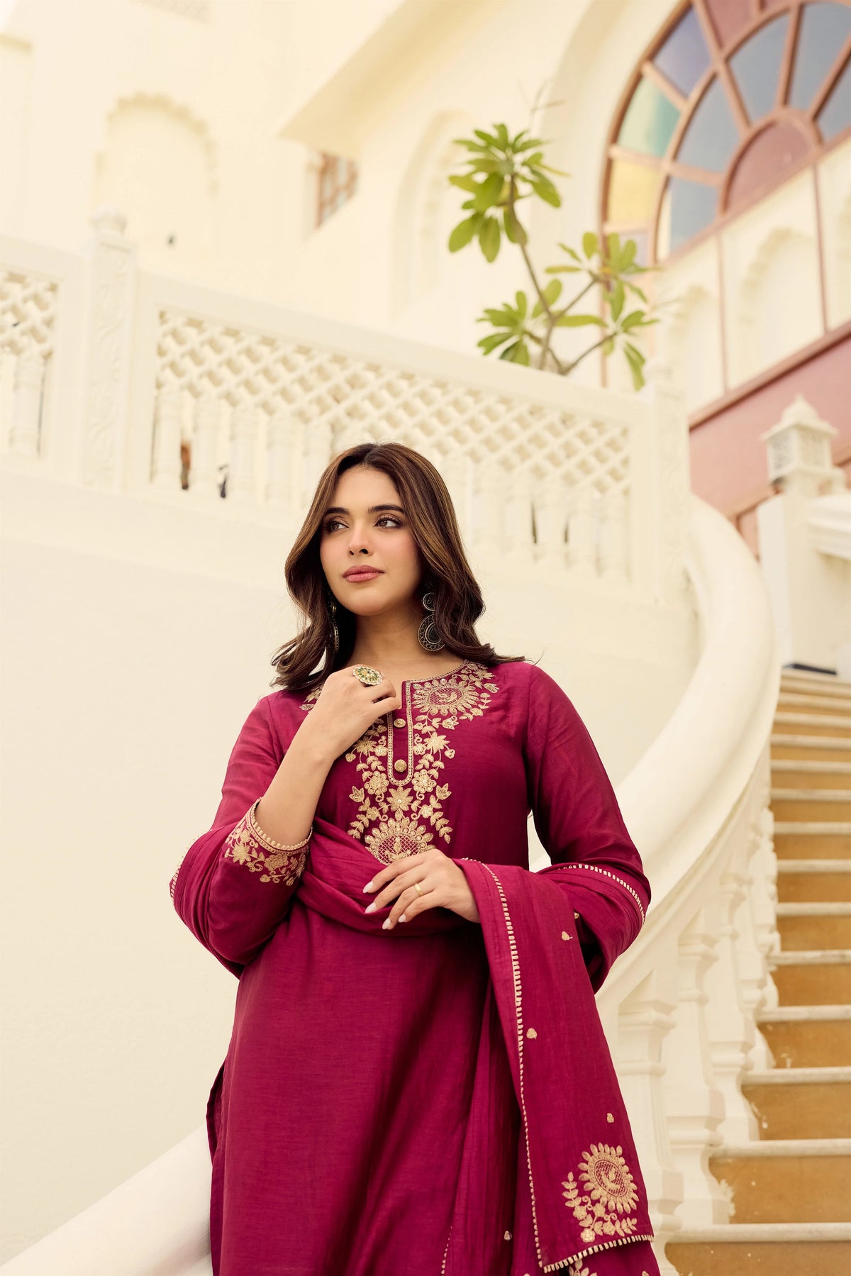 Crimson Grace Kurta Set