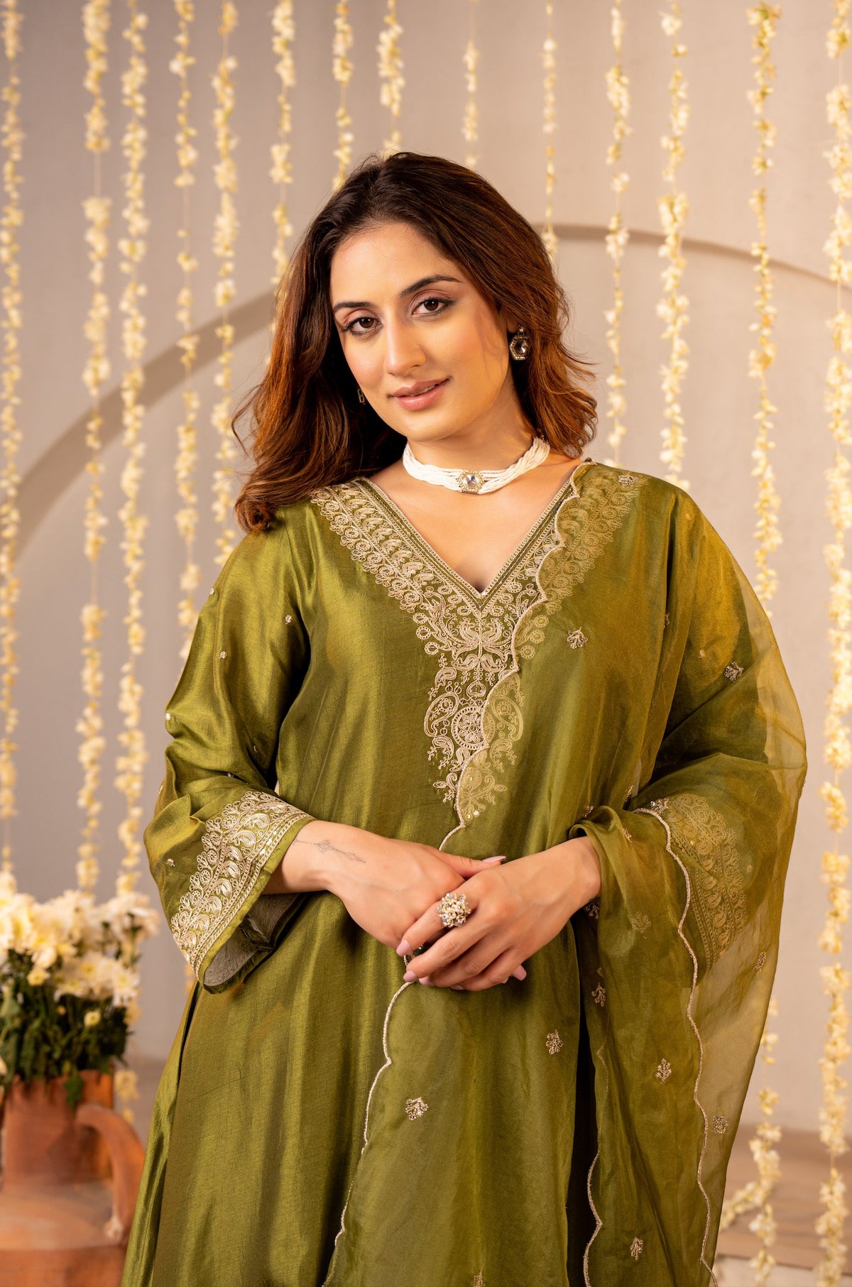 Adevira Olive Green Suit